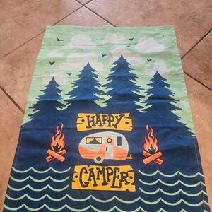 Happy Camper Tea Towel 27.5" x 20"